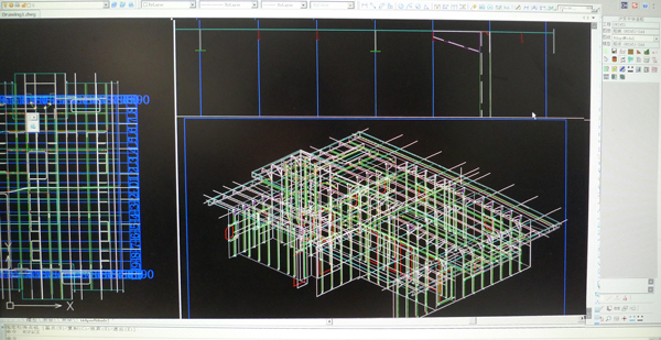 设计师使用中望CAD+设计图纸